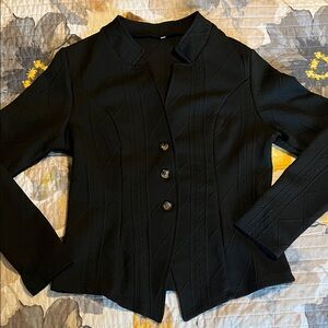 Black Textured Jacket